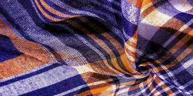 Doku, arkaplan, desen, İskoç külot kumaşı, mavi ve beyaz, sarı,