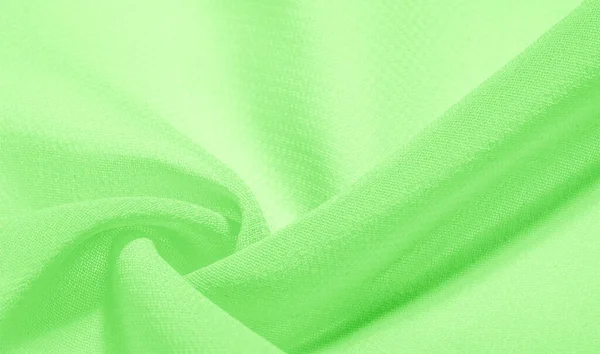 Zielony Jedwabny Materiał Idealny Dla Twoich Projektów Akcentów Tapet Plakatów — Zdjęcie stockowe