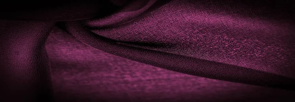 Chiffon Rosso Scuro Trasparente Seta Sfondo Astratto Veneziano Rosso Tessuto — Foto Stock