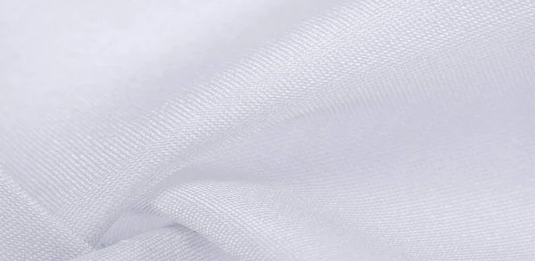 Background Texture White Silk Dupioni Duppioni Dupion Reversible Crisp Medium — Stock Photo, Image