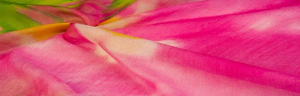 丝绸面料 抽象图解 精英尘土飞扬的红色郁金香 纹理图案 — 图库照片