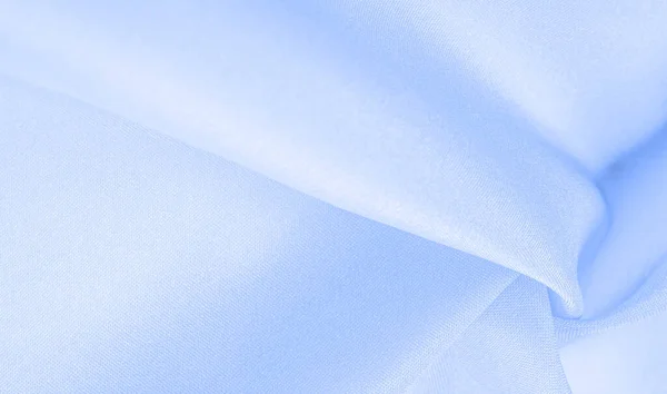 Halványkék Selyem Szőtt Selyem Szövet Kék Türkiz Texturált Háttér Hang — Stock Fotó