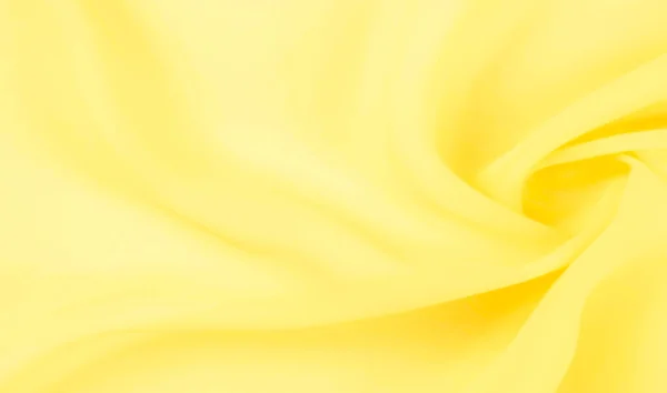 Textura Sem Costura Fundo Seda Amarela Premium Organza Seda Amarelo — Fotografia de Stock