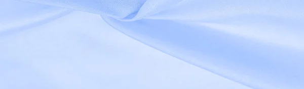 Бледно Синий Шелк Тканая Шелковая Ткань Синий Бирюзовый Текстурированный Фон — стоковое фото