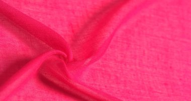 Kırmızılı ipek kumaş. Soyut arka plan lüks kumaş veya sıvı dalga veya dalgalı kıvrımlar