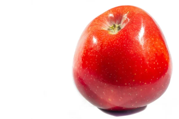 배경에 애플사 사과는 건강에 광범위 유익을 영양가있는 발전소이다 칼로리가 섬유질 — 스톡 사진