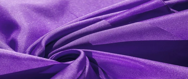 Silk Fabric Carolina Blue Folds Silky Blue Fabric Close Full — Stock Photo, Image