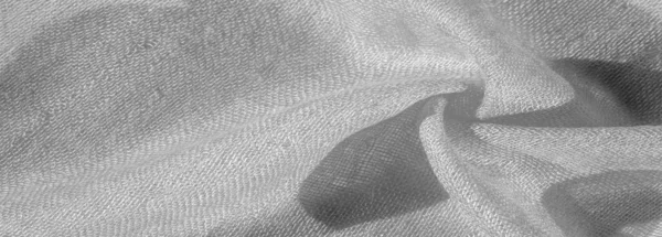 Черно Белый Серый Материал Шелк Исключительно Гладкий Мягкий Красивой Гладкой — стоковое фото