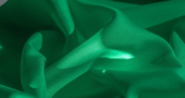 Yeşil ipek kumaş, açık yeşil Düşes ipek saten kumaş. Gerçekten çok güzel ipek kumaş ve saten bir parıltı. Doku