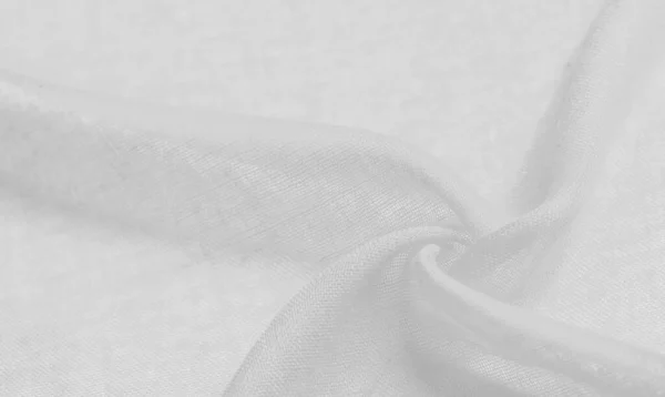 Seidenstoff Weiß Glatte Elegante Weiße Seide Als Hochzeitskulisse — Stockfoto