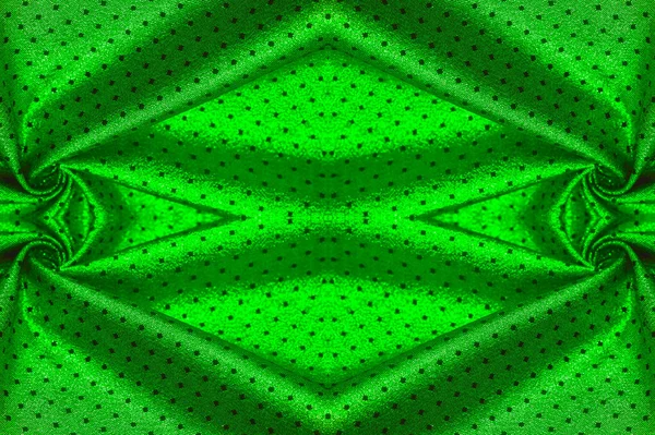 Бесшовная Текстура Ткань Металлическим Блеском Горошек Зеленый Цвет Восхищает Этой — стоковое фото