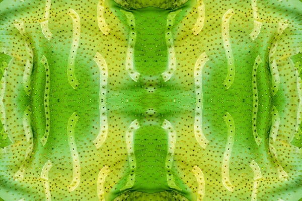 Бесшовный Калейдоскоп Ткань Шелк Зелено Голубые Оттенки Яркие Цвета Скальпированные — стоковое фото