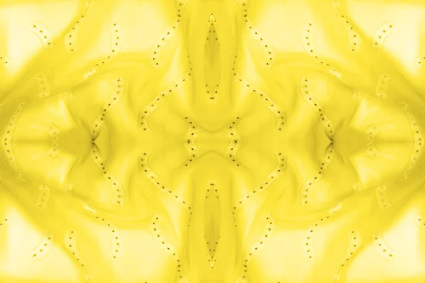 Zökkenőmentes Kaleidoszkóp Sárga Selyem Egy Napfényes Arany Sárga Selyem Csapra — Stock Fotó