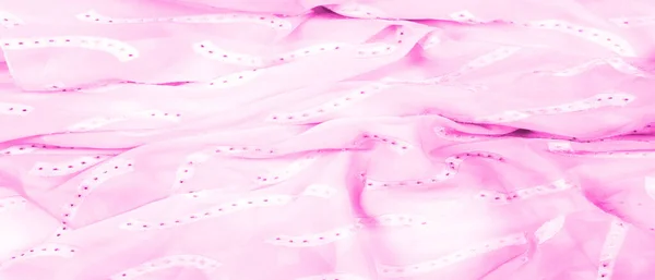 Naadloze Caleidoscoop Roze Zijde Opvallen Uit Menigte Levendige Kleur Die — Stockfoto