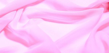 Pembe ipek kumaş. Tasarımlarınız, aksanlarınız, duvar kağıtlarınız, posterleriniz ve kartpostallarınız için mükemmel. doku arkaplan deseni.