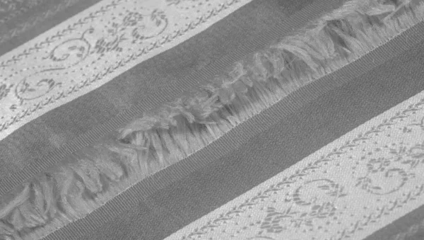 Черно Белая Шелковая Ткань Абстрактная Текстура Черно Белого Шелкового Фона — стоковое фото