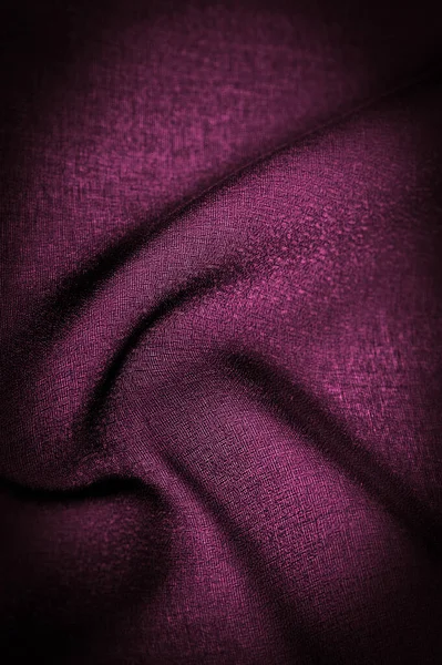 Textura Fondo Seda Gasa Color Rojo Oscuro Tejido Transparente Suave — Foto de Stock