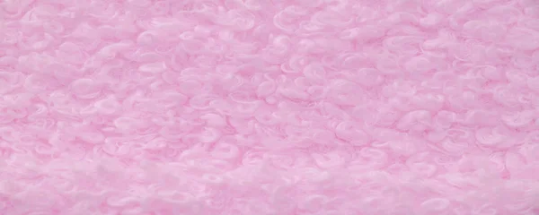 Faux Fur Pale Pink Color Imitation Karakul Lamb Skin Known — Stock Photo, Image