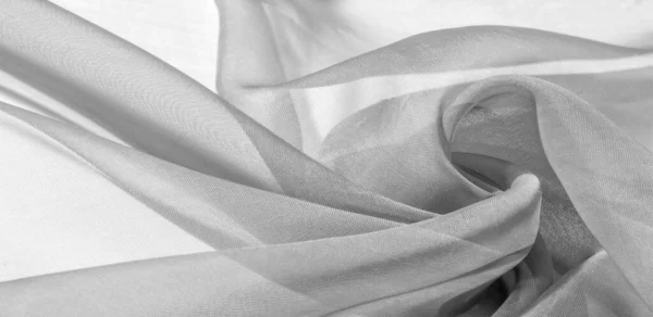 Білий Шовковий Малюнок Текстури Гладенький Золотий Шовк Або Атласна Тканина — стокове фото
