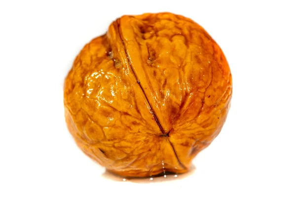 Pähkinä Voin Syödä Mustaa Saksanpähkinää Koko Ajan Ole Viikon Maku — kuvapankkivalokuva