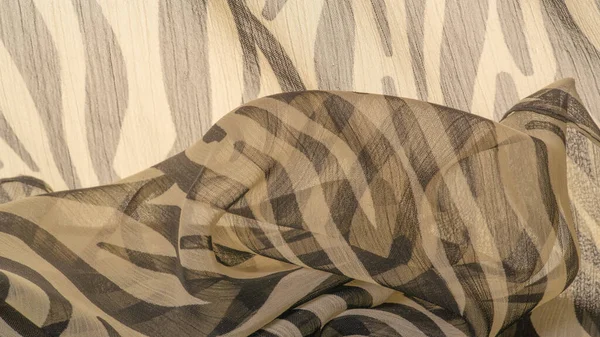 Kolekce Texturálního Pozadí Hedvábné Tkaniny Zebra Kůže Africkém Stylu Pro — Stock fotografie