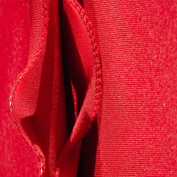 赤い絹だ 抽象的な背景として 豪華な赤いシルクやサテンの質感を使用することができます カラフルなテクスチャ背景パターン — ストック写真