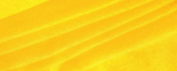 亮黄色的材料 这种丝绸非常光滑柔软 质地光滑美观 背景模式 — 图库照片