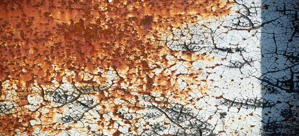 Σκουριά Μέταλλο Υφή Φόντο Μοτίβο Όταν Σίδηρος Έρχεται Επαφή Νερό — Φωτογραφία Αρχείου