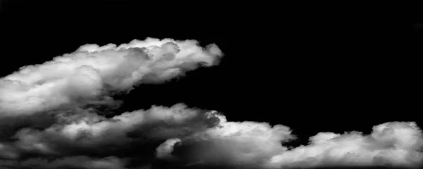 Preto Branco Nuvem Nuvens Abstrato Como Fundo — Fotografia de Stock