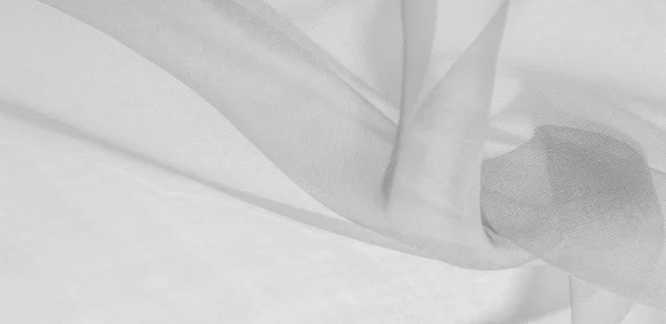 White Silk Fabric Texture Pattern Also Perfect Your Design Clothes — Stock Photo, Image