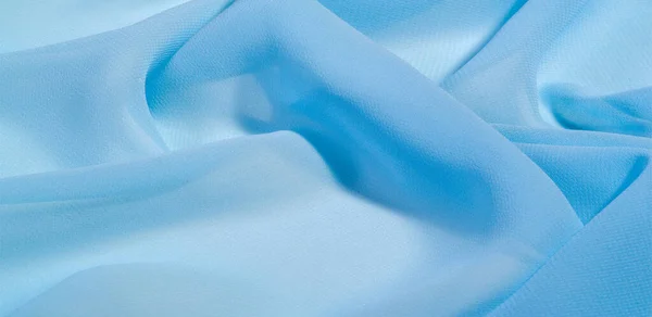 Blå Akvamarint Sidentyg Perfekt För Din Design Accenter Tapeter Affischer — Stockfoto