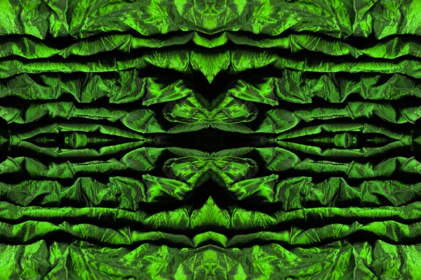 Бесшовная Текстура Зеленая Шелковая Ткань Взгляните Эту Прекрасную Зеленую Шелковую — стоковое фото