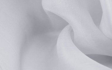 Bulanık beyaz ipek kumaş. Açık ve zarif organzalar ve saten kaplama büyük ve yapılandırılmış projeler için mükemmeldir..