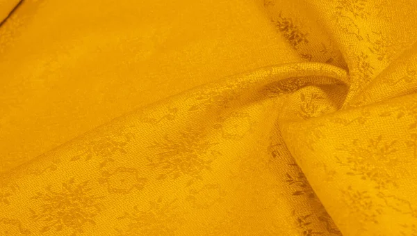 Текстура Фонового Візерунка Жовта Тканина Доступно Вашого Дизайну Плакати Карт — стокове фото