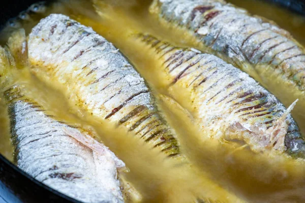 Ryby Gotowe Jedzenia Kręgowce Wodne Zimną Krwią Które Żyją Zarówno — Zdjęcie stockowe
