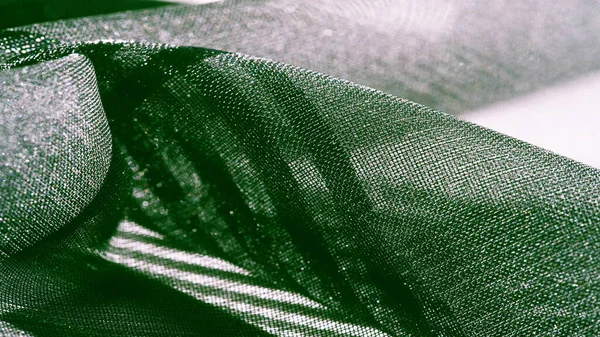 Textura Fundo Padrão Coleção Tecido Seda Transparente Claro Com Listras — Fotografia de Stock