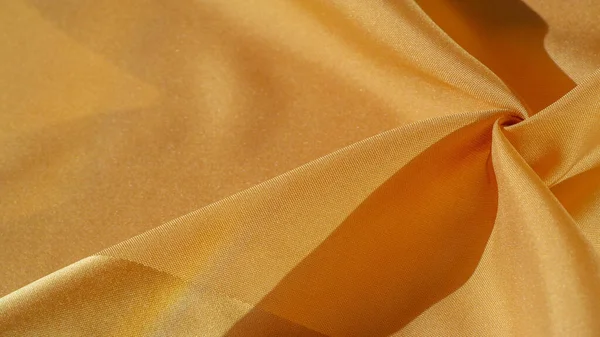 Tejido Seda Color Amarillo Textura Tela Seda Colores Puede Utilizar —  Fotos de Stock