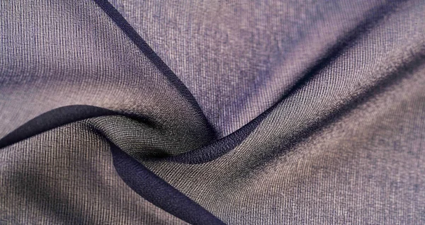 Tecido Seda Azul Transparente Com Tons Marrom Textura Fundo Papel — Fotografia de Stock