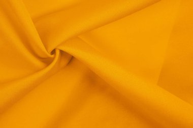 Sarı ipek kumaş. Dekor projelerinde kullanmak için 100 saf sarı ipek kumaş yüksek kalite koyu kehribar renkli ipek saten ideal