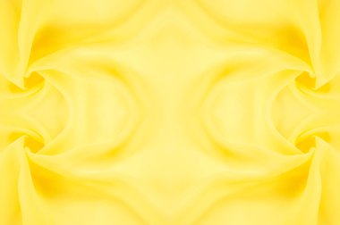 arkaplansız doku - sarı ipek. Soluk sarı renkli birinci sınıf ipek organza fevkalade bir kumaştır, hem kendi başına güzeldir hem de vurgu açısından bir aksesuardır..
