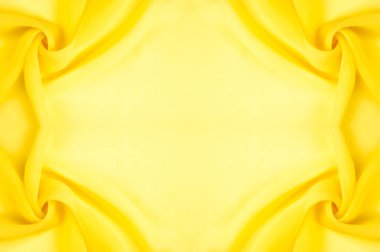 arkaplansız doku - sarı ipek. Soluk sarı renkli birinci sınıf ipek organza fevkalade bir kumaştır, hem kendi başına güzeldir hem de vurgu açısından bir aksesuardır..