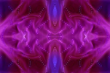 Kusursuz kaleydoskop, pembe ipek. İpek krep sateni parlak önü olan orta ağırlıklı bir kumaştır. Zarif, zengin kumaşlar ve güzel parıltılar lüks tasarımlara izin verir..