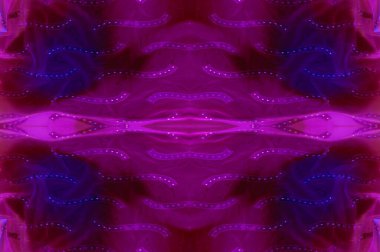 Kusursuz kaleydoskop, pembe ipek. İpek krep sateni parlak önü olan orta ağırlıklı bir kumaştır. Zarif, zengin kumaşlar ve güzel parıltılar lüks tasarımlara izin verir..