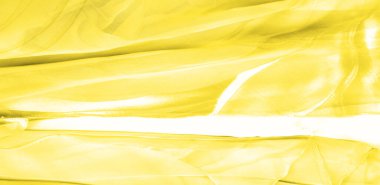 Kusursuz kaleydoskop, sarı ipek. Şık bir sunum için ihtiyacın olan tek şey güneşli sarı ipek bir musluk..