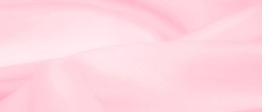 Bulanık pembe ipek kumaş. Kalabalıktan canlı bir renkle uzaklaşın. Işığı yansıtan parlak dalgalar, enfes sofistike dalgalar. Bu sıcak pembe ipek krep de chine.