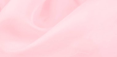 Bulanık pembe ipek kumaş. Kalabalıktan canlı bir renkle uzaklaşın. Işığı yansıtan parlak dalgalar, enfes sofistike dalgalar. Bu sıcak pembe ipek krep de chine.