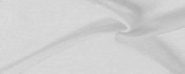 Beyazlı ipek kumaş. Pürüzsüz beyaz ipek düğün arkaplanı gibi.