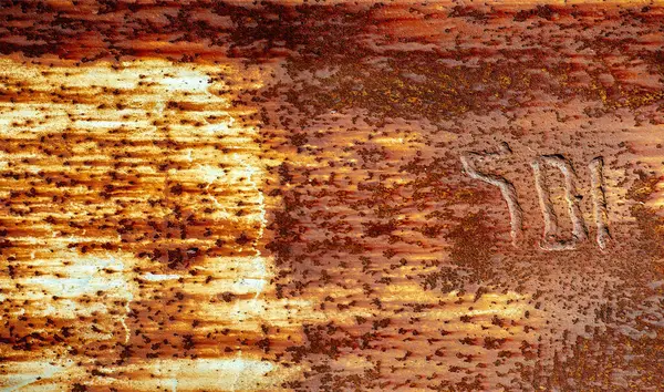 Rust Metal Texture Background Pattern Iron Comes Contact Water Oxygen — Stock Photo, Image