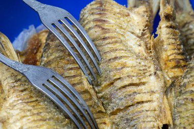 Balık yemek için hazır. Yağlı balıklar da özellikle kalp sağlığını destekleyen uzun zincirli omega-3 yağ asitleri bakımından zengindirler..