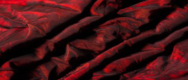 Kırmızı kumaş. Zengin bir doku, güzel kaba bir el ve kendi görsel tanecikleri. Değişik çizgileri olan taze, esnek ve basit bir malzeme tasarımın için mükemmel bir seçim..